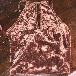 Velvet tee for women